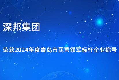 深邦集團榮獲2024年度青島市民營領(lǐng)軍標(biāo)桿企業(yè)稱號